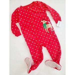 2T New Carters fleece zip up pajamas